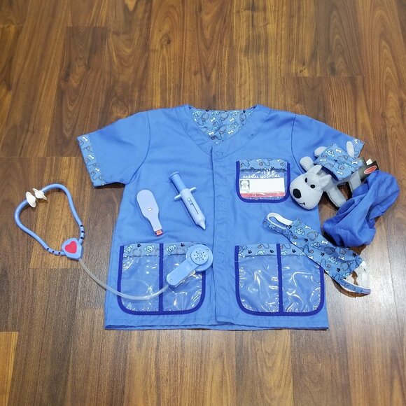 Melissa & Doug Veterinarian Dress Up Set, Ages 3-6 years, EUC - Picture 7 of 11
